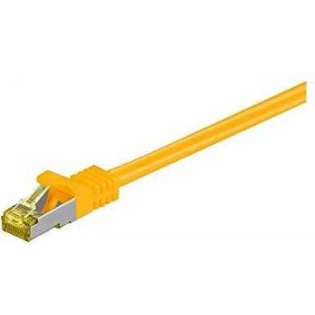 Cable de red S/FTP (PiMF) Cat 7 Amarillo 1.5m