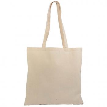 Contenido: Bolsas con asas de algodón natural