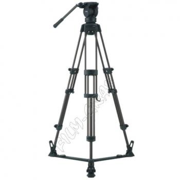 Libec LX7 Video Tripod Kit with RT30B Fluid Head, SP-2B Floor Spreader, and Carrying Case