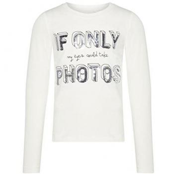 NAME IT Camiseta Manga Larga Niña Kira - 122-128, Snow White