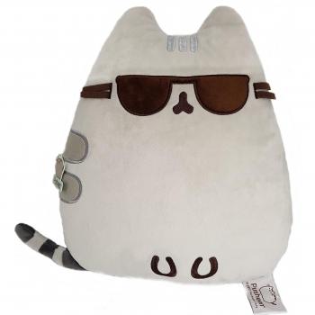 Pusheen Cojín Cool, poliéster, Gris, 9 x 30 x 35 cm
