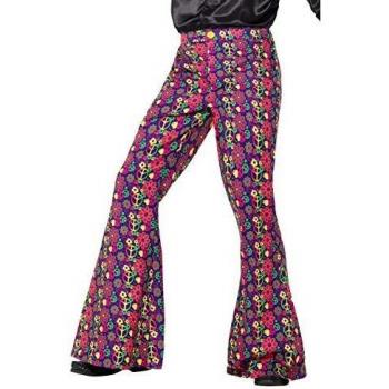 Pantalón de Hippie con Flores para hombre