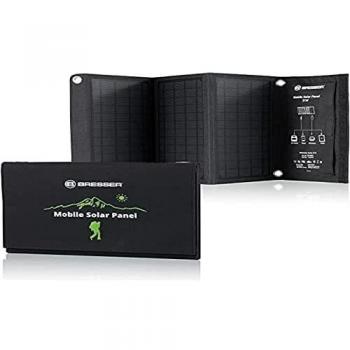 Bresser Cargador Solar MÓVIL, Negro