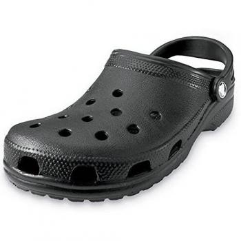 Crocs Classic Clog - Unisex Slip-on Shoes - Black - Size: M3/W4 (US), UK 3, EU/IT 36.5, W6/M4