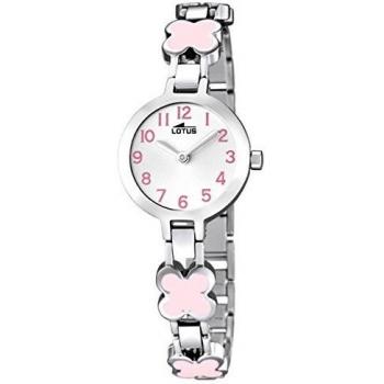 Lotus Reloj Analógico para Niñas de Cuarzo con Correa en Acero Inoxidable 15828/2