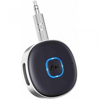 Receptor Bluetooth Mohard Coche 5.3, Adaptador AUX 3.5mm, Llamadas Manos Libres, Conexión Dual, Autonomía de 16 Horas