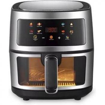 Freidora de Aire DAM 8L 1400W Táctil con Ventana de Visualización y Calentamiento 3D
