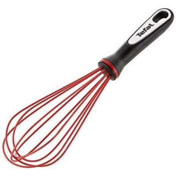 Tefal Batidor Ingenio - Batidor de plastico resistente y duradero, sin BPA, termoresistente hasta 230 grados de temperatura, apto lavavajillas, rojo/negro
