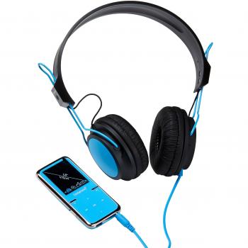 Intenso SCOOTER - Reproductor MP3 de 8 GB, con auriculares, color azul