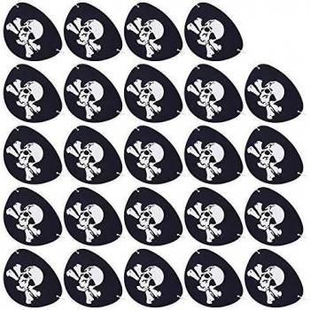 QH-shop Parche de Ojo de Pirata Fieltro Negro para Halloween Fiesta de Disfraces 24 Piezas