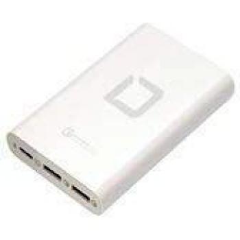 Cargador Universal para Notebook DICOTA USB-C 40W - Carga Rápida Interior - Blanco
