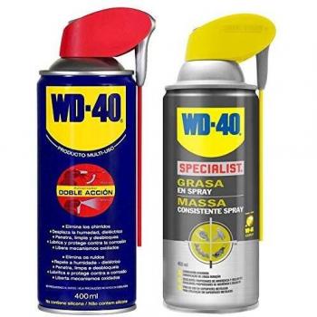 WD40 Pack 400ML Doble Acción + Grasa en Spray 400ml