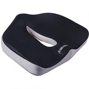 augymer coxis Ortopédica Memory espuma cojín, asiento cojín del asiento para sillas, coches, avión, sillas de ruedas, y dolor de espalda baja, coxis, coxis, ciática, pélvica, dolor, Próstata
