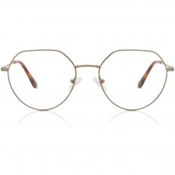 Gafas Recetadas Anti-Azules Clip-On Metálicas Doradas Ovaladas para Hombre - SmartBuy Collection