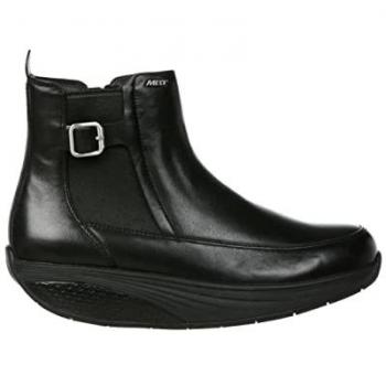 Botines MBT Chelsea Boot W - Elegante Diseño - Piel Auténtica - Ajuste Cómodo - Suela Performance - Negro (37 EU)