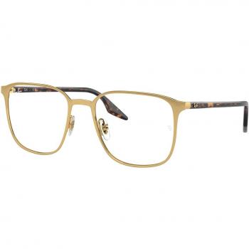 Ray-Ban RX6512 2860 Men's Eyeglasses Gold Size 54 - Frame Only - Blue Light Block Available
