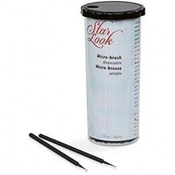 Pincel Micro Star Look para Pestañas Desechable 100 Uds