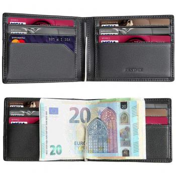 Cartera para Hombre RFID Billetera De Piel Slim Tarjetero Hombre