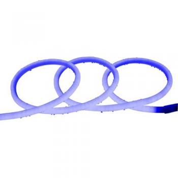 Tira LED Neón Regulable 220V Circular SFLEX14 8W/m Corte 100cm IP65 a Medida Azul 50 m
