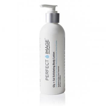 PERFECT IMAGE Gly 10% + Sal 2% Exfoliating Body Lotion - Enhanced With Green Tea | Papaya | Bearberry | Licorice | Amino Complex