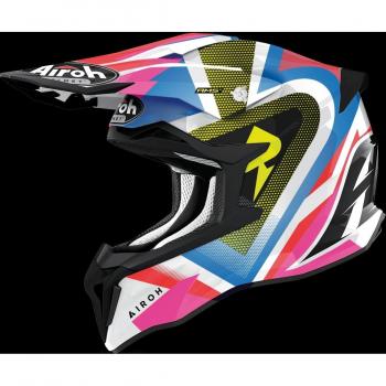 Airoh Casco de Cross Strycker View Brillante Multicolor