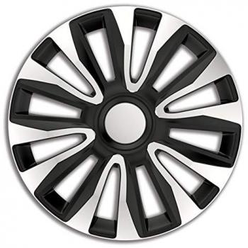 Juego de Tapacubos Avalone 16 pulgadas Plateado/Negro