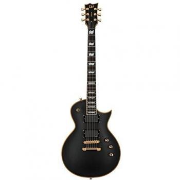 ESP LTD EC-1000 VB Vintage Black Electric Guitar, 6-String, Right-Handed, Mahogany Body, Set Neck Construction, 24 Extra Jumbo Frets, EMG 81/60 Pickups, Locking Tuners,