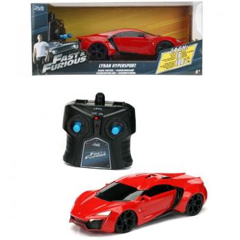 Jada- Radiocontrol escala1:24 Fast & Furious Lykan Hypersport con Mando Vehículo, Multicolor