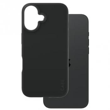 Funda Protectora Fashionable CARE de PanzerGlass® Negra para iPhone 16