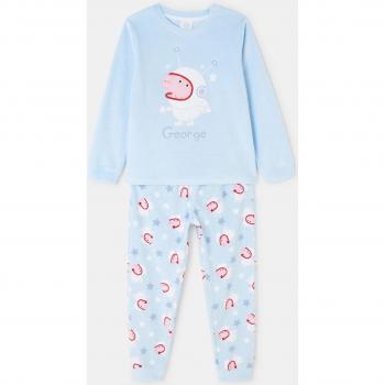 Pijama de dos piezas con estampado George de Peppa Pig - Cotton Juice