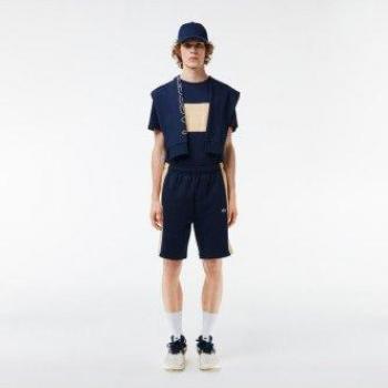 Pantalón corto Jogger marino, beige Lacoste