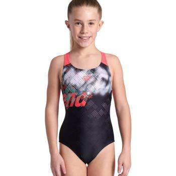 Arena Splash Point Girls' One-Piece Swimsuit
