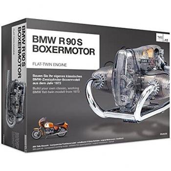 Franzis Verlag Boxermotor Kit de ingeniería para modelo clásico bicilíndrico de BMW R 90 S, 200 piezas, escala 1:2