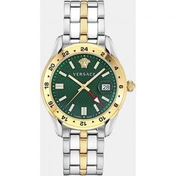 Versace Greca Time Gold-Tone GMT Men's Watch VE7C00623