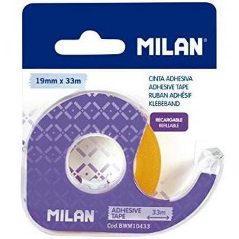 MILAN Blíster dispensador cinta adhesiva 19 mm x 33 m