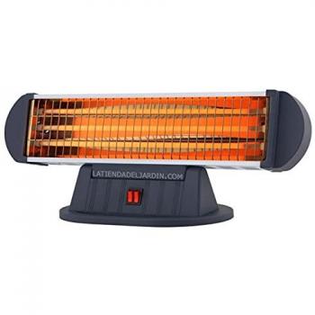 Estufa de cuarzo Orbegozo BP0204, 3 niveles de potencia: 400, 800 y 1.200 W, 3 barras de cuarzo, emisión instantánea de calor