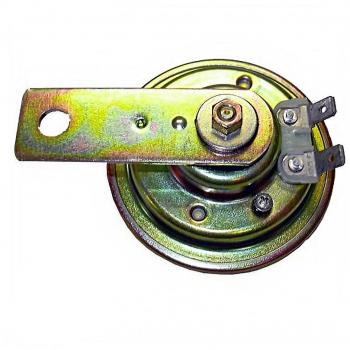 Bocina SGR 6V Ø70 - Claxon de Zincado Blanco de 70 mm