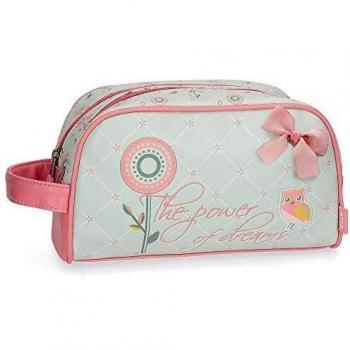 Enso Owls Neceser Dos Compartimentos Adaptable Multicolor 26x16x11 cms PVC