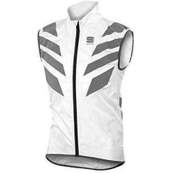 Sportful - Reflex Vest, Color Naranja,Plateado, Talla XS