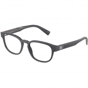 Dolce & Gabbana DG3340 3090 Armazones para Hombre Grises, Lentes Recetados Para Hombre Grises, Gafas Recetadas para Hombre Grises