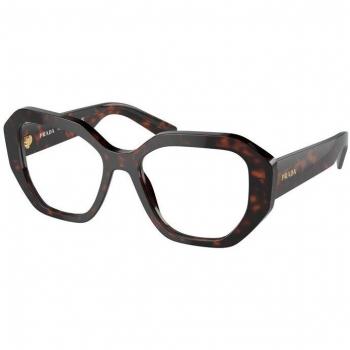Prada PR A07V 16N1O1 Women’s Eyeglasses Tortoiseshell Size 50 - Blue Light Block Available