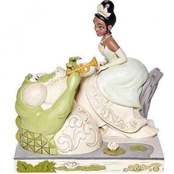 Figura Enesco Disney La Princesa Tiana y el Sapo Tiana con Cocodrilo