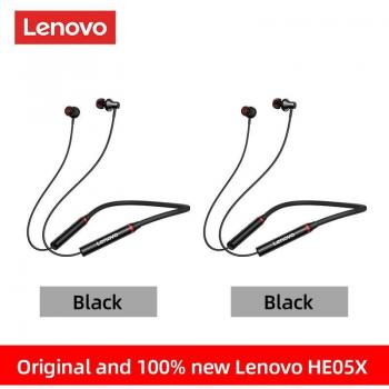 Auriculares Deportivos Inalámbricos Lenovo HE05X Bluetooth 5.0, Intrauditivos, Resistentes al Agua, con Banda para el Cuello