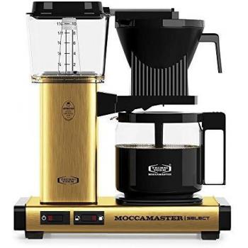 Cafetera de Goteo Moccamaster KBG 741 AO Blanco Latón 1,25 L
