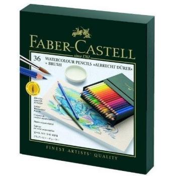 Faber-Castell 117538 - Estuche estudio con 36 ecolápices acuarelables, multicolor