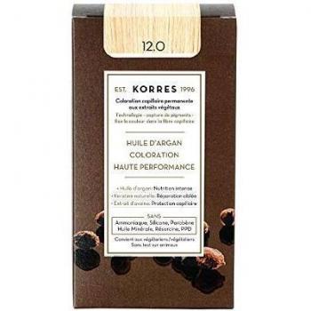 Korres Argan Oil Permanent Hair Color 12.0 Special Blonde - Ammonia-Free Formula
