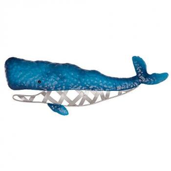 Cuadro de Metal Ballena Azul 46 x 12 cm - Diseño Original para Exterior
