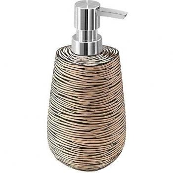 Gedy AQ800300300 Dosificador De Jabón, Beige, 8.6x8.9x18