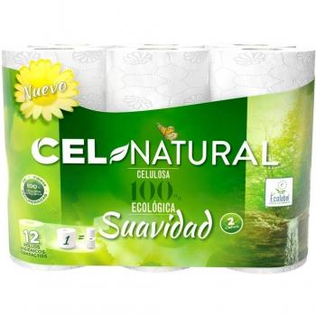 Cel Natural Papel Higiénico Compacto - 96 Rollos