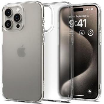 Funda Spigen Ultra Hybrid para iPhone 15 Pro Max - Transparente Mate - Protección Militar - Anti-Yellowing